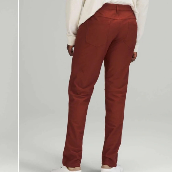 Men's Lululemon ABC Slim Pant Cord in Date Brown Size 32 - Picture 10 of 13
